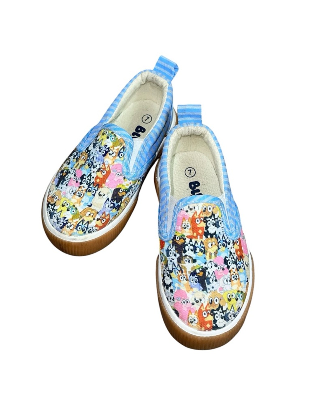 Bluey  Slip-On Canvas Shoes  Size 7
